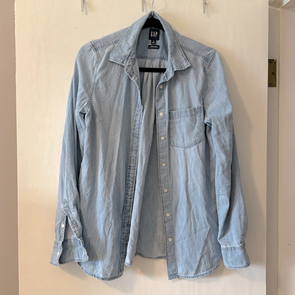 Chambray button up shirt